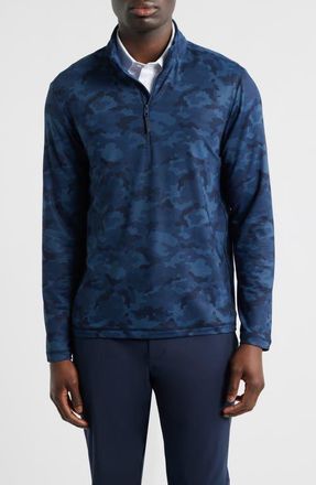 G/Fore Quarter Zip Performance Pullover in Twilight Camo at Nordstrom, Size Xx-Large
