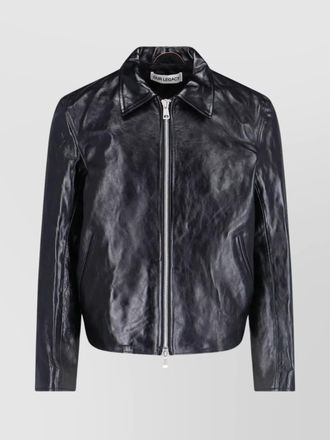 Our Legacy Mini leather zipped jacket
