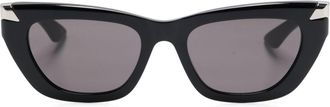 Alexander McQueen Eyewear Punk sunglasses - women - Acetate/Acrylic - One Size - Black