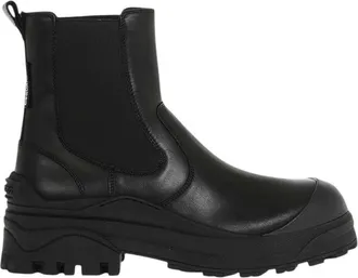 Dsquared2 Black Leather Chelsea Boots