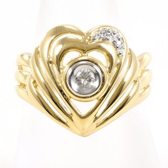C&A Platinum Yellow Gold Yellow Gold (18K) Platinum 900 Band Ring (Pre-Owned)