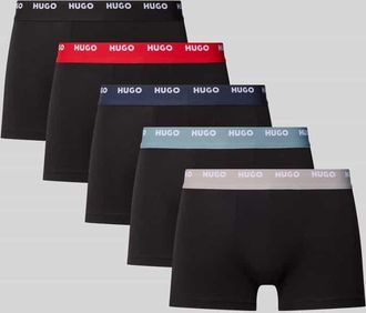 HUGO BOSS Pants im 5-er-Pack aus Baumwoll-Mix in Black, Gr&ouml;&szlig;e XXL