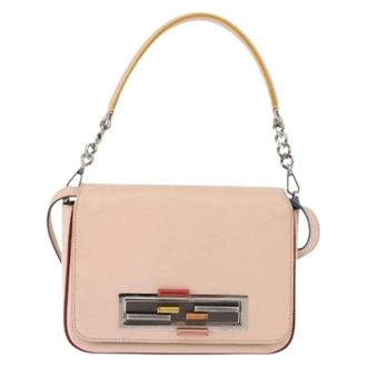 Fendi Pre-owned Shoulder Bags, female, Pink, Size: ONE SIZE Pre-owned Vintage Shoulder Bag