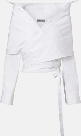 Balenciaga Off-shoulder cotton top