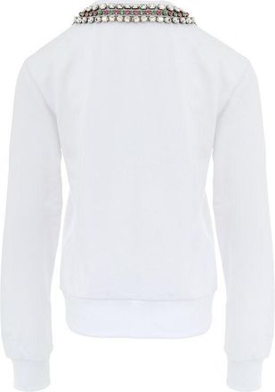 Gucci Womens White Cotton Sweatshirt Clothing
