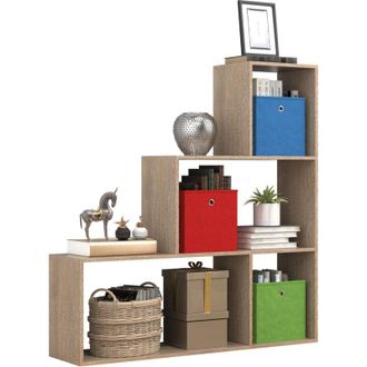 ebuy24 Ebuy24 - vcm Wood Stand Scaffale Scaffale Scaffale Scaffale Divider Libreria Dubila m (Sonoma Rovere)