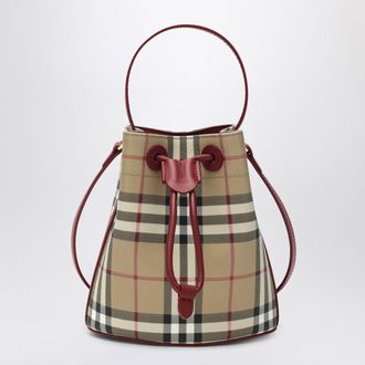 Burberry Mini-Beuteltasche mit Karomuster