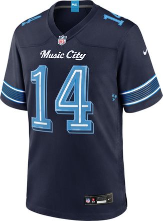 Nike Carnell Tate Tennessee Titans Rivalries Collection Nike Mens NFL Game Jersey in Blue | 67NM0JFO9VF-RE1