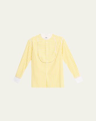 S&eacute;bline Bunny Embroidered Bib Button-Down Shirt