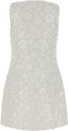 Michael Kors Womens Dress White Polyester Elastane