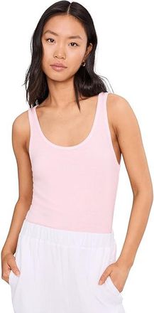 Michael Stars Breken Boyfriend Tank Top Womens Clothing Blush (US 0-12), Lycra/Rayon/Spandex