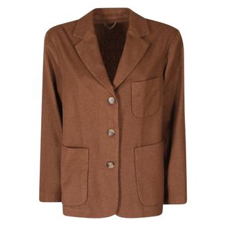 Kiltie Blazer - - Jackets - Donna - Marrone - S