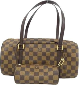 Louis Vuitton Pre-owned Handbag Pouch - Dames - Vintage Handtas - Bruin - ONE Size - Vintage