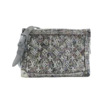 Louis Vuitton Pre-owned Shoulder Bag - Dames - Pre-owned - Grijs - Maat: ONE Size Katoen