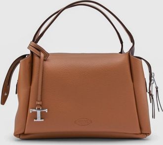 Tod's Brown Leather Top Handle Bag