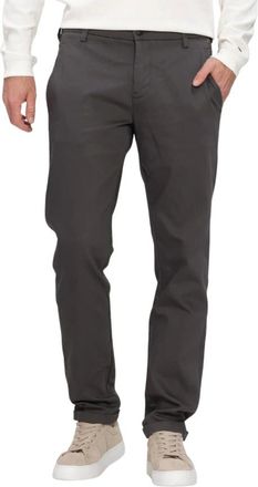 Cast Iron Broeken, Heren, Grijs, W31 L32, Katoen, Cylas Tapered Chino Megda Power