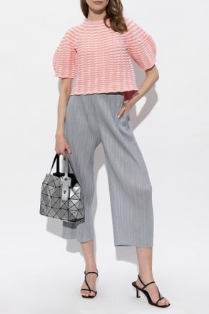 Pleats Please Issey Miyake Short Top, Womens, Pink