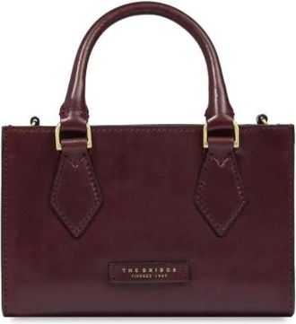 The Bridge Tassen, Dames, Bruin, ONE Size, Leer, Ida Mosto Square Bag