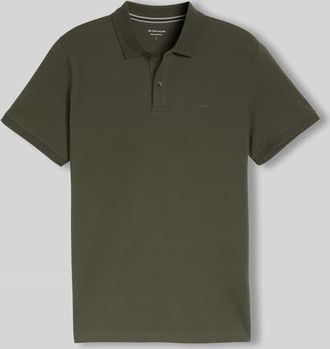Tom Tailor Regular Fit Poloshirt aus reiner Baumwolle in Oliv, Gr&ouml;&szlig;e XXXL