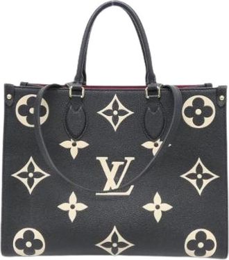 Louis Vuitton Pre-owned On The Go Monogram Empreinte Tas - Dames - Vintage Shopper - Zwart - ONE Size - Leer - Vintage