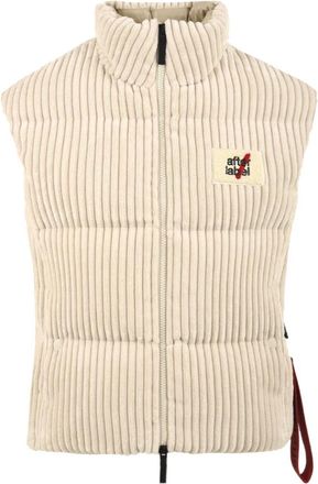 Afterlabel Bormio Tp 324 Vest - Dames - Bodywarmers - Beige - S - Polyester - Jassen