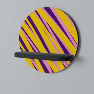 OEM Los Sue&ntilde;os Se Hacen Realidad Estante Redondo Negro