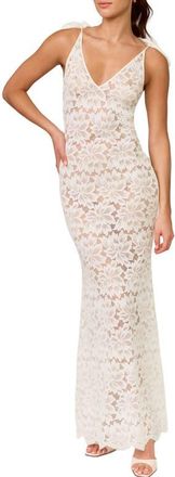 Rya Collection Amour Lace Nightgown in Ivory at Nordstrom, Size X-Small