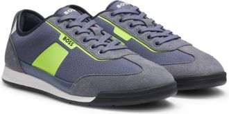 BOSS Trainers with mesh detailing