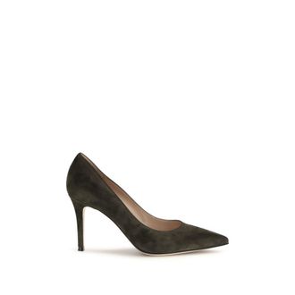 Gianvito Rossi Bicolor Calf Leather Bos Taurus High Heel Womens Pumps
