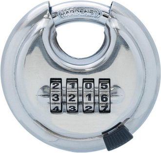 ABUS Candado De Combinaci&oacute;n Tcdi1/70rvs Cuerpo De La Cerradura C.25mm Sta Escudo 4