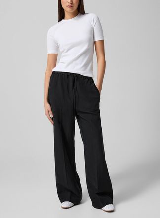 Toteme Womens Touch of linen flowy pant