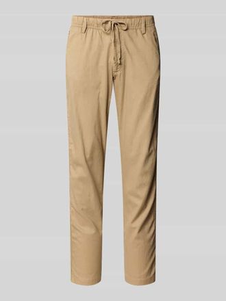 Jack & Jones Jack & Jones Relaxed Fit Hose aus Baumwoll-Leinen-Mix Modell KANE in Beige, Gr&ouml;&szlig;e XXL