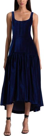 Alice & Olivia Alice + Olivia Diana Structured Midi Dress