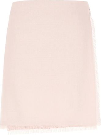 Burberry Korte Rok - Dames - Korte rokken - Roze - M - Wol - Rokken