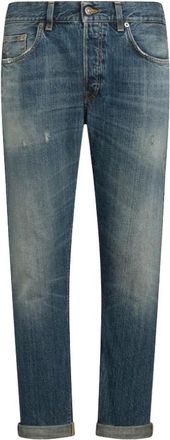 Dondup Icon Rechte jeans - Heren - Jeans - Blauw - Maat: W38 Katoen