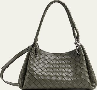 Bottega Veneta Parachute Medium Nappa Leather Shoulder Bag