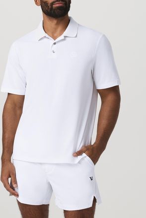 Vuori Clothing Short Sleeve Gamepoint Polo 2.0 | White Non Tipped | Medium