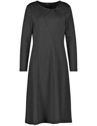 Taifun Womens 481419-16406 Casual Dress, Black, 14