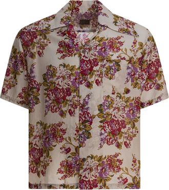 KAPITAL Camicia a fiori - Rosso