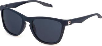 Fila SFI895 06QS Mens Sunglasses Blue Size 55