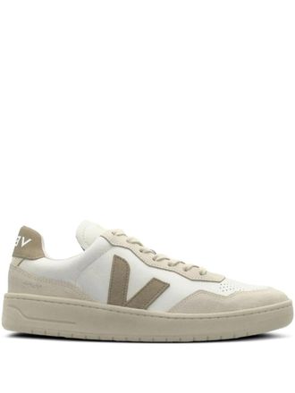 Veja leather suede trainers - White