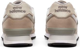 New Balance Mens Sneaker Beige Leather Mesh Rubber