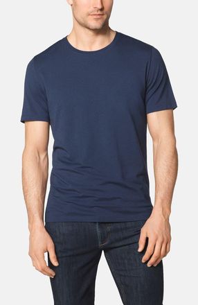 Tommy John Second Skin Crewneck T-Shirt in Dress Blues at Nordstrom, Size X-Large