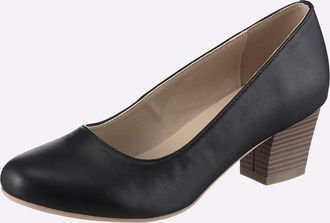 Andrea Conti Pumps ANDREA CONTI, Damen, Gr. 36, nachtblau, Lederimitat, Schuhe Pumps