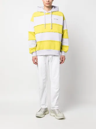 Botter Striped Organic Cotton Hoodie - Yellow