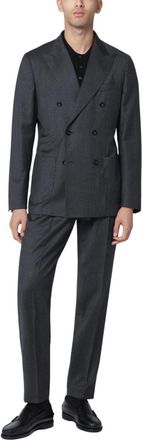 Santaniello Hombre, Trajes, Gris, Talla: 3XL