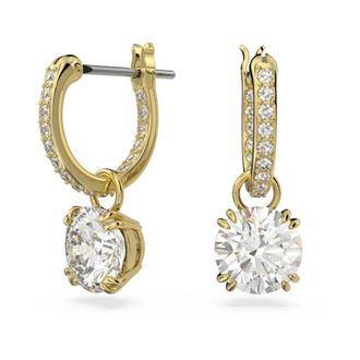 Swarovski Elegante kristallen oorbellen voor elke gelegenheid - Dames - Oorbellen - Geel - ONE Size - Accessoires