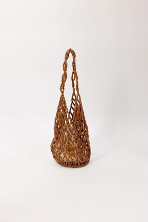 Hat Attack Aria Beaded Tote in Brown at Nordstrom