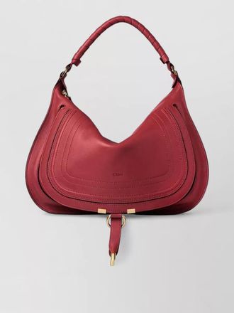 Chlo&eacute; marcie medium leather shoulder bag