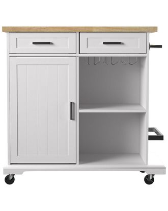 SEI Furniture Sei Furniture Warkin Rolling Kitchen Island